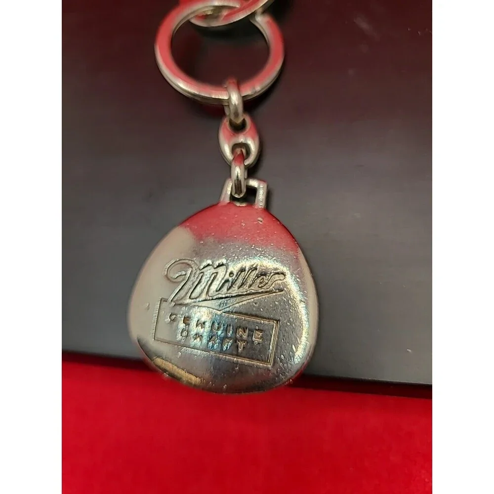 Miller Genuine Draft Beer Advertising Solid Key Chain